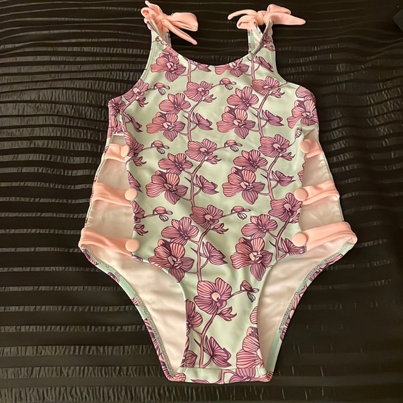 Kimi & Li Bikini size 10 yr old floral swimsuit - Picture 1 of 4